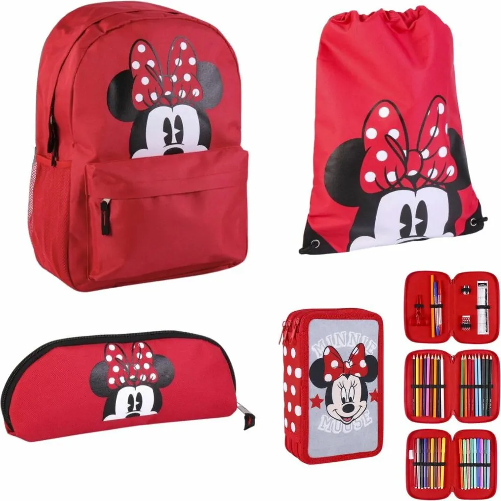 Pack scolaire Minnie 4 en 1 contre l'oubli des fournitures en classe