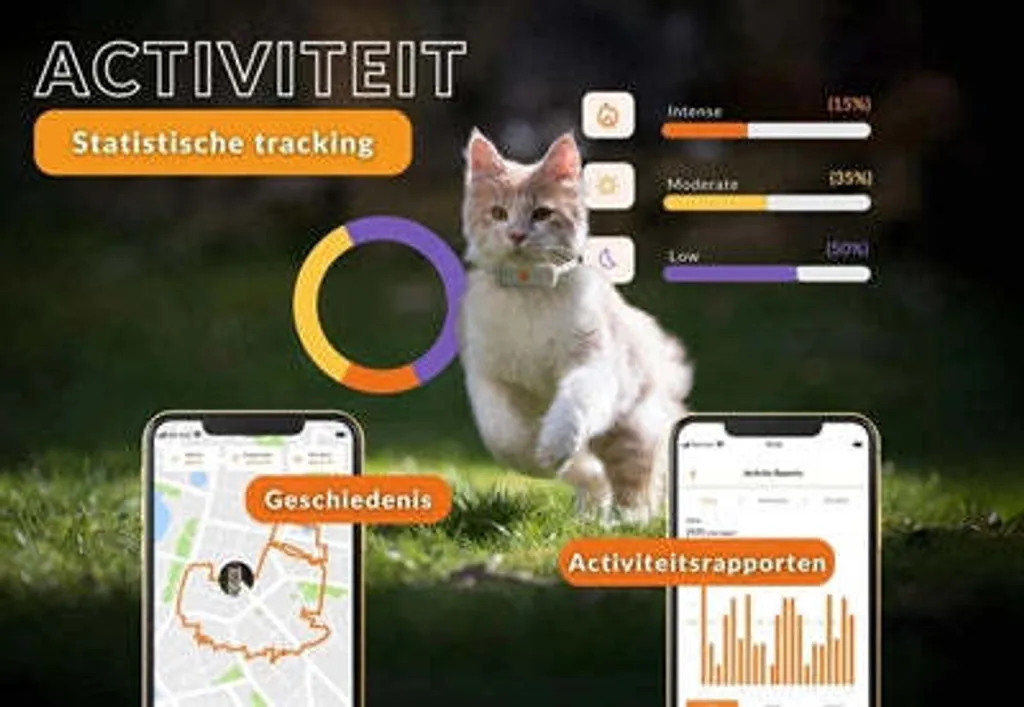 Weenect XS Traceur GPS pour chat noir et blanc - Localisation en temps réel - 9