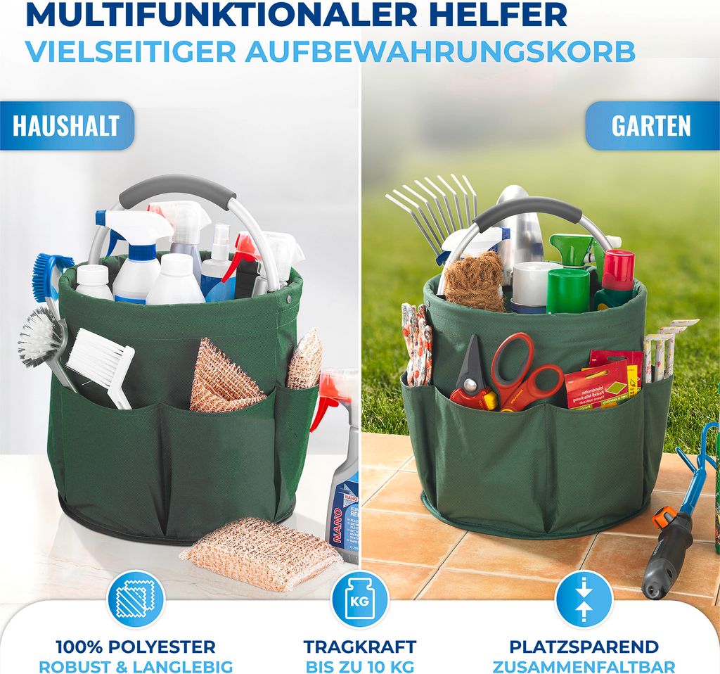 WENKO Universal-Reinigungs-Caddy Grün Produktbild 3