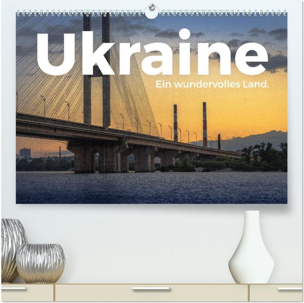 Ukraine - Ein wundervolles Land. (hochwertiger Premium Wandkalender 2026 DIN A2 quer), Kunstdruck in Hochglanz