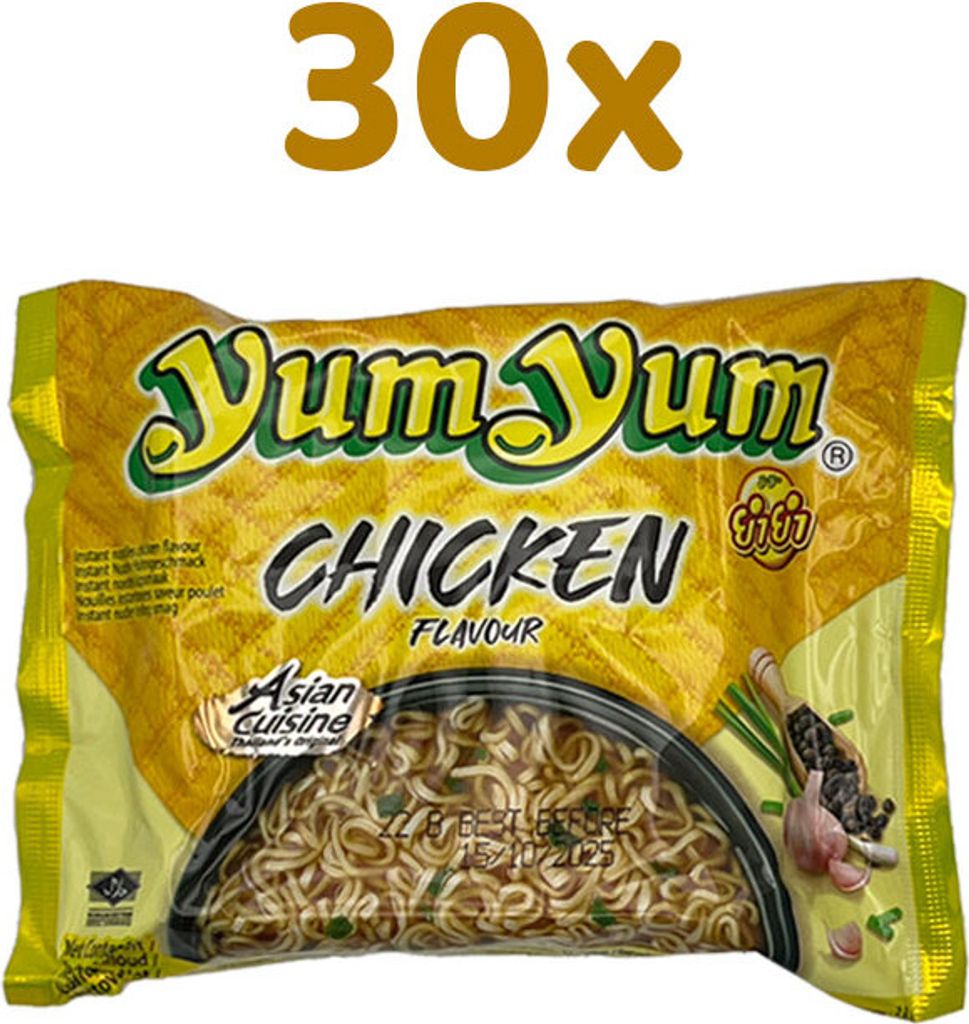 Yum Yum - Instant Nudeln Huhn - 30 stück Produktbild 3