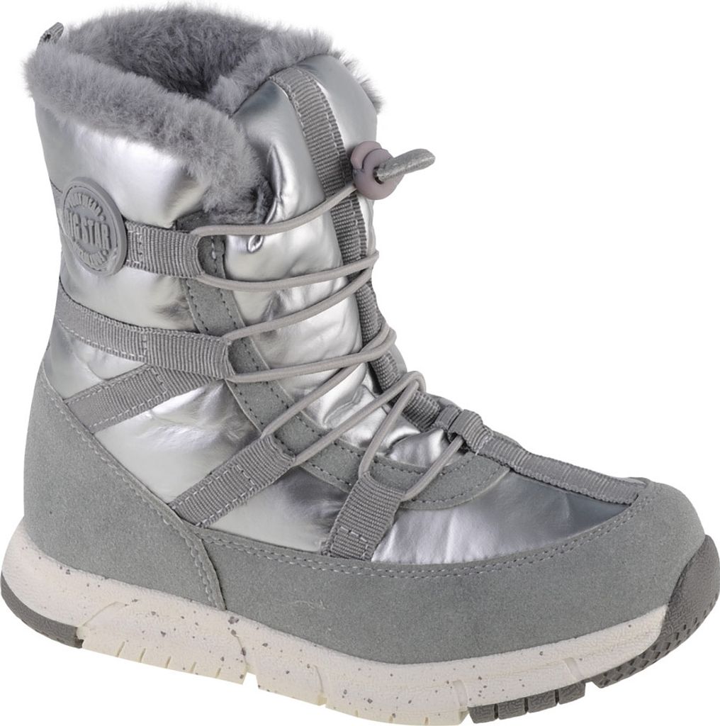 Big Star Kids Snow Boots KK374171, Schneestiefel, für Mädchen, Grau, Größe: 30