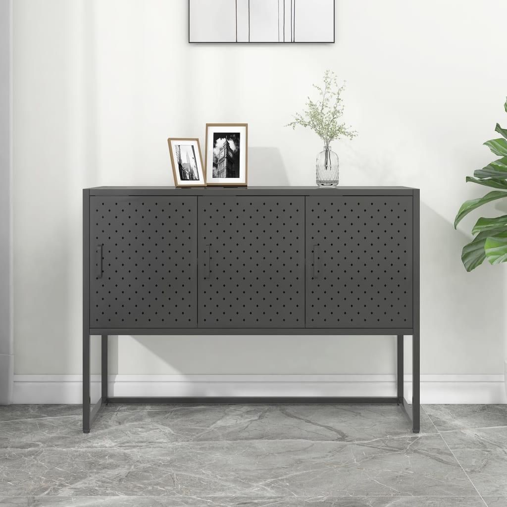 vidaXL Príborník antracit 105x35x75 cm Oceľ Obrázok produktu 