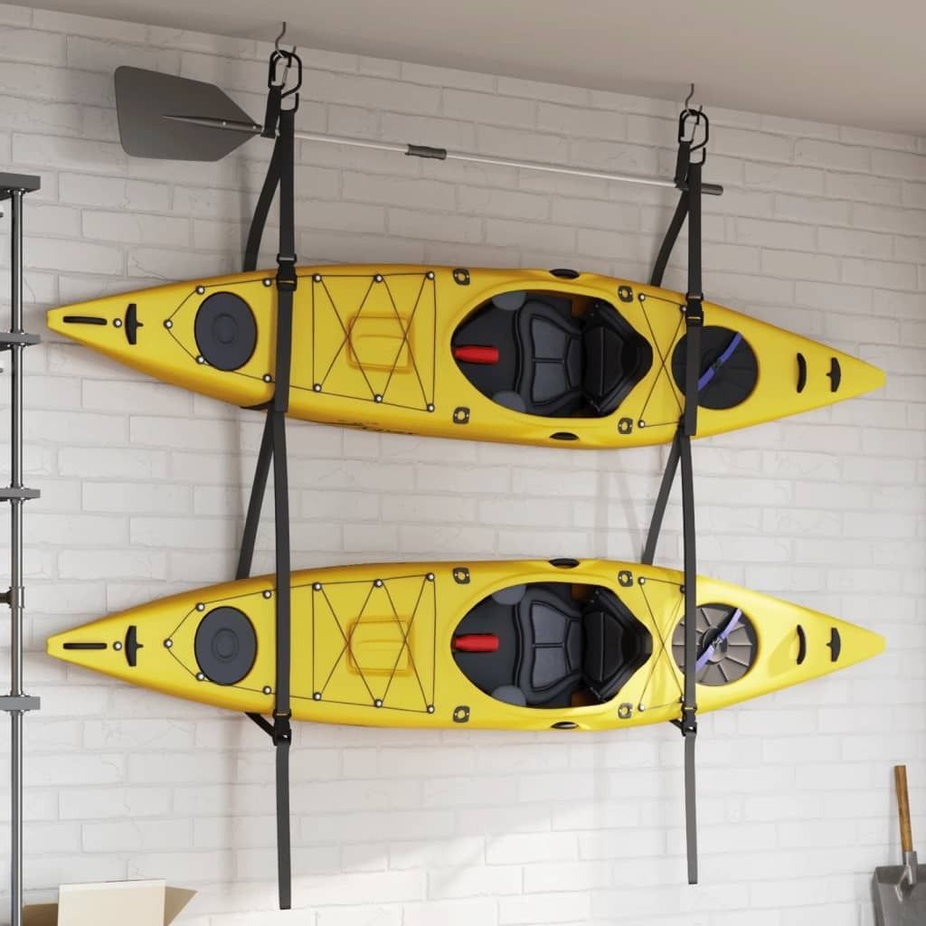 Design Doppel-Kajak-Aufbewahrungsgurte mit Paddelklammern 50 kg, Kajaks 2024 Neu