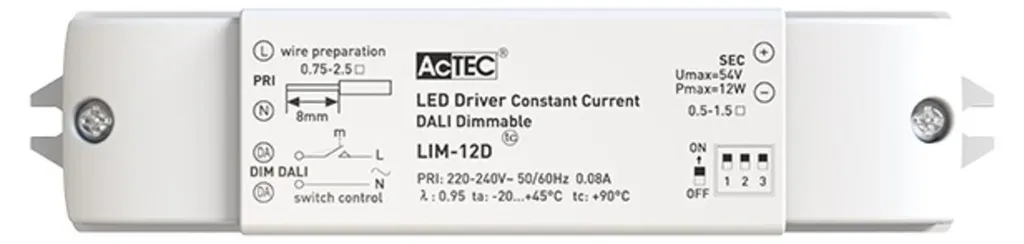 Driver LED 700mA Ideal Lux Lika 10W Haute Performance Référence 267982