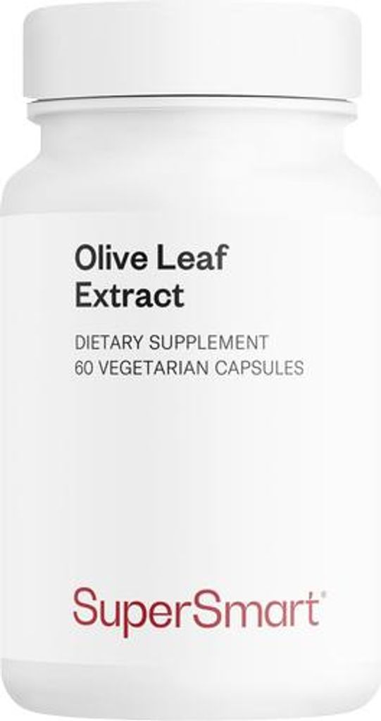 SuperSmart Olive Leaf Extract Dietary Supplement - 60 Vegi-Kaps