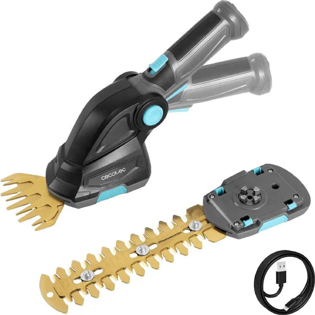 Tagliaerba e Tagliasiepi 2in1 7.2V | Ecologico Silenzioso Titanio