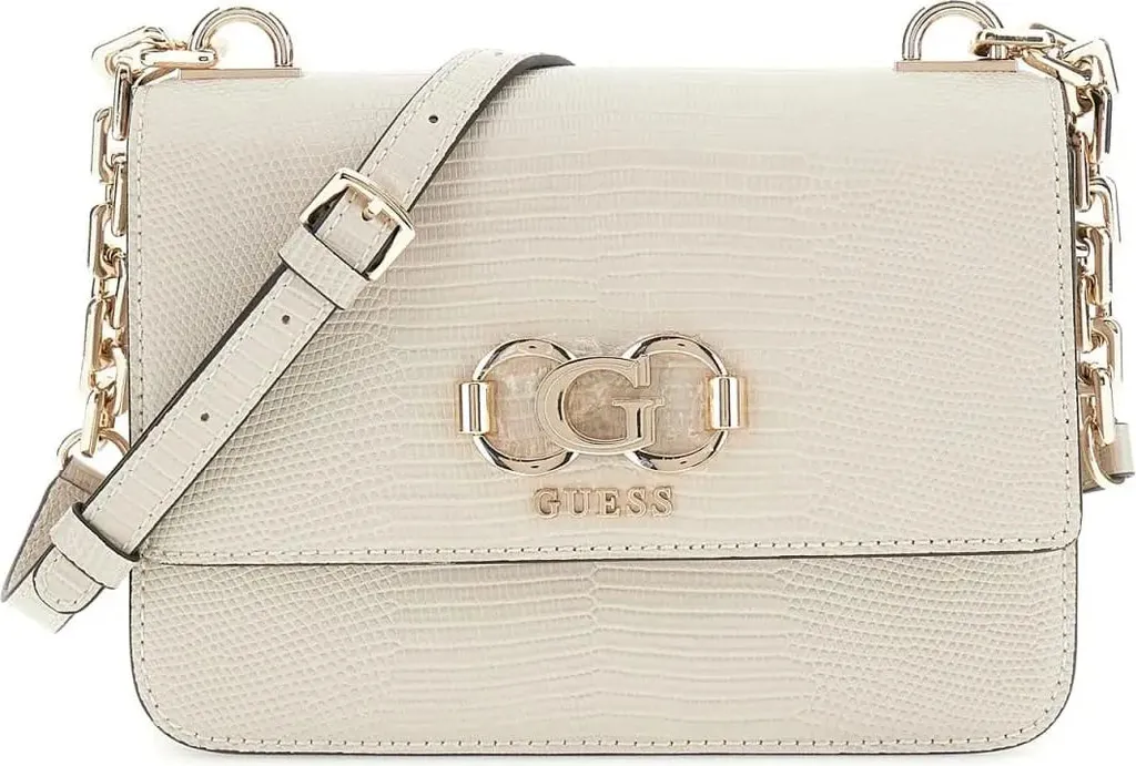 Guess Borsa a tracolla Anadela 3 Comp Satch Taupe KG962420