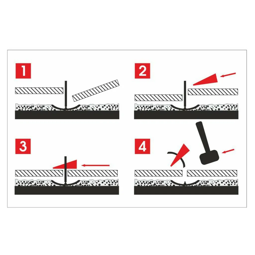Système de Pose Carrelage sans Décalage 1.0mm - Clips Awtools 400pcs