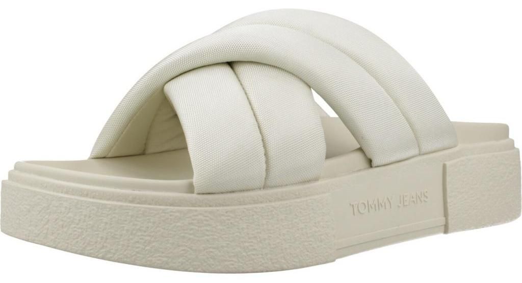 TOMMY JEANS FLATFORM SANDAL Weiß