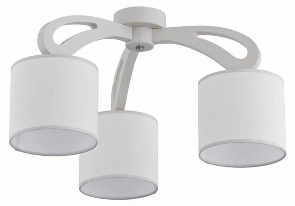 Plafonnier Suspension Design Gris Fumé 3 Lumières E27 Collection TEKLA