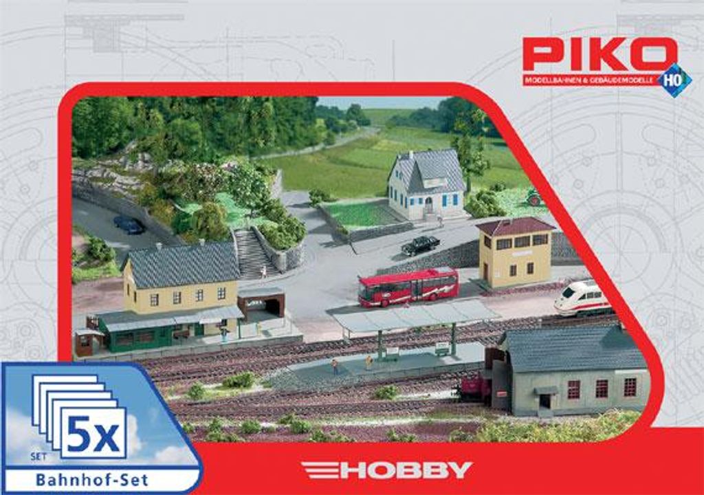 Piko Hobby Building Set Neustadt Station 5 części - 61923 Zdjęcie produktu 