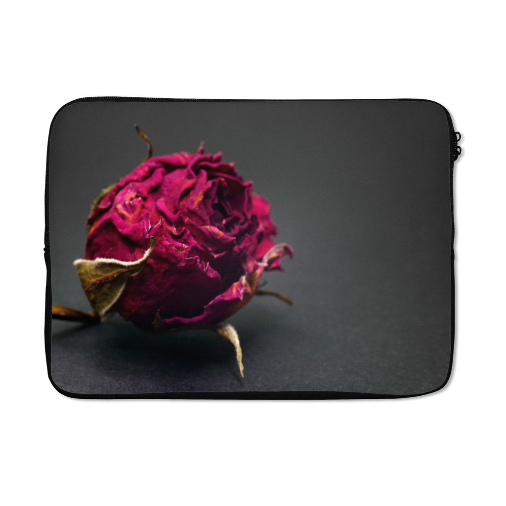 MuchoWow Laptop Hülle 13 Zoll Rosen - Farbton - Rot Laptoptasche - Laptophülle - Sleeve - Rundumschutz