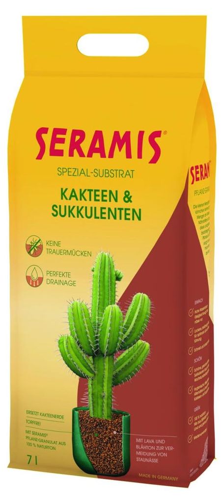 Seramis Spezial-Substrat für Kakteen und Sukkulenten 7 l Produktbild 