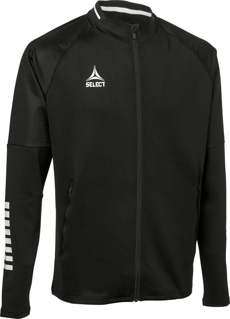 SELECT Monaco Trainingsjacke v24, Gr.12, schwarz weiss