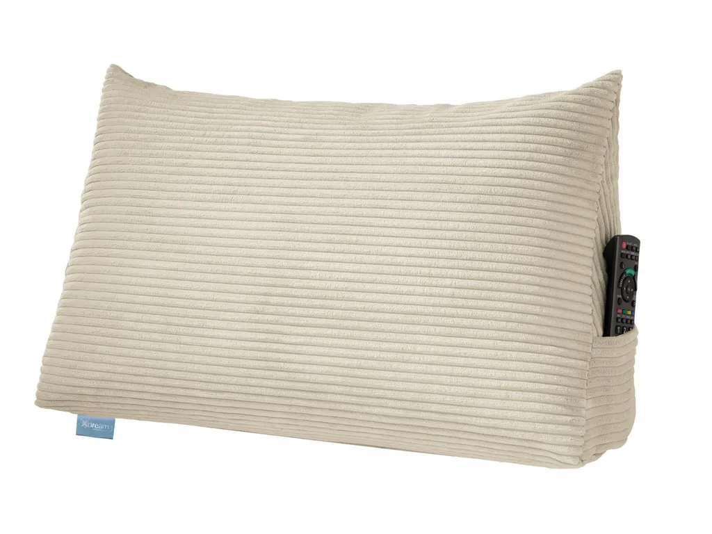 Cuscino Schienale Lux XDREAM Beige 70x40 - Eleganza per Letto e Divano