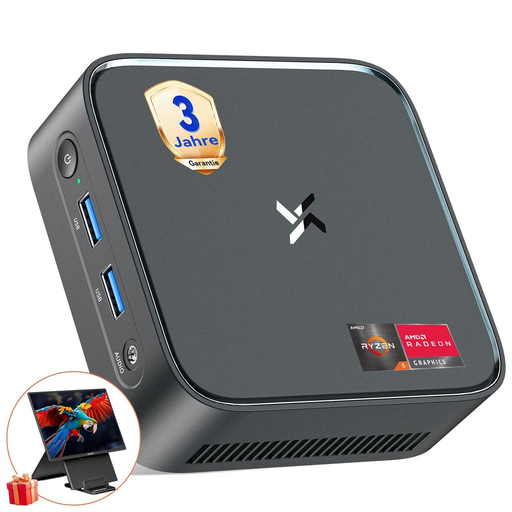 Blackview Huidun H80 MiniPC Desktop PC, AMD Ryzen 5 3500U, Produktbild 