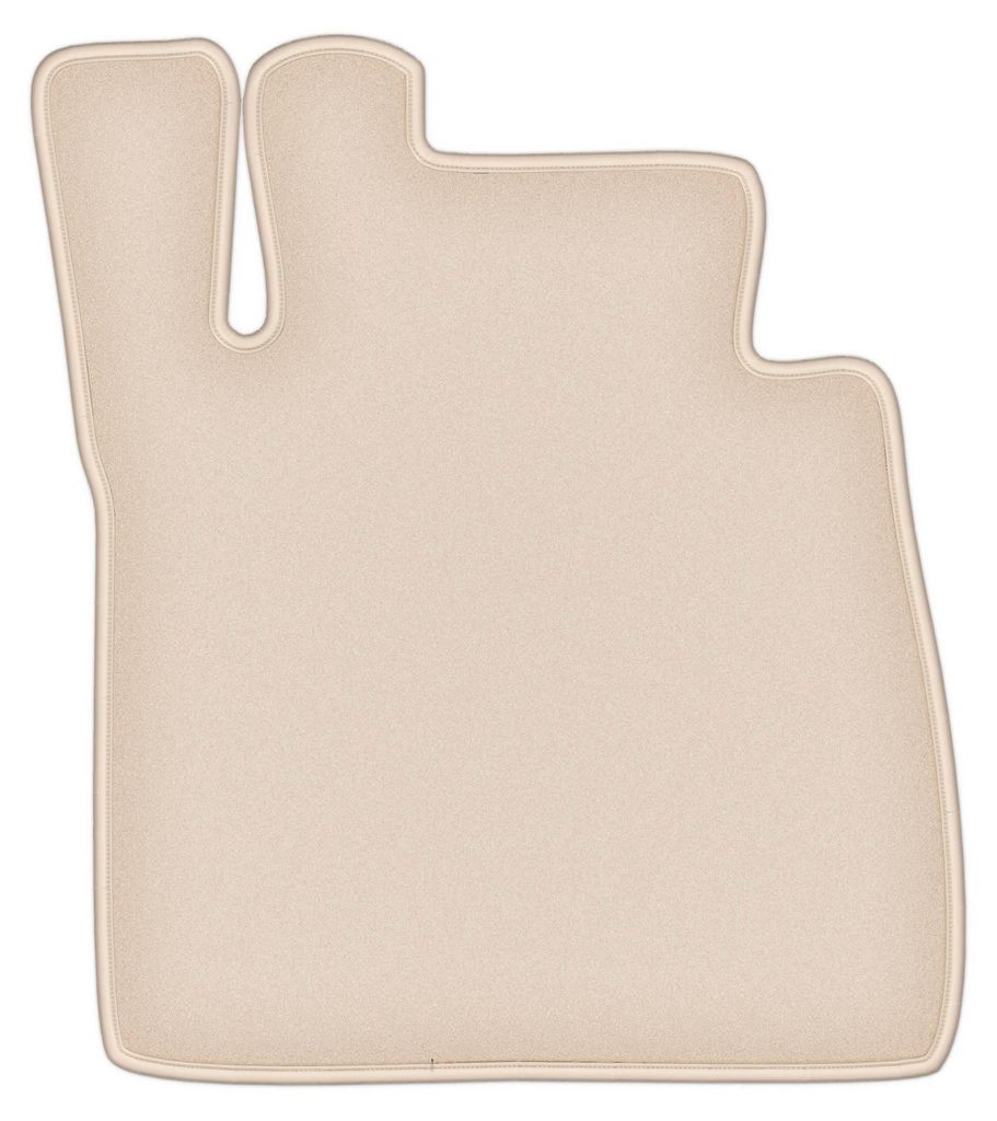 DURBAN Beige Velours-Fahrerfußmatte für Mercedes G W463 Long Geländewagen (2008-2018)