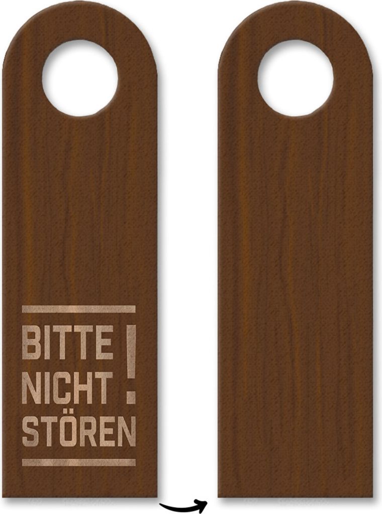 3x Bitte nicht stören! Türhänger Türanhänger Türschild Schild an der Türklinke