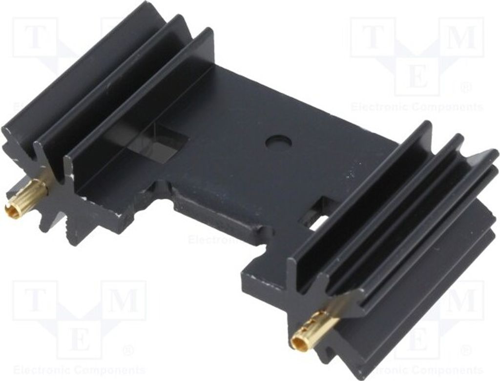 1x Radiator: geprägt W: 45mm L: 25,4mm schwarz ,TO3P H: 12,7mm SK409/25,4/STC Küh