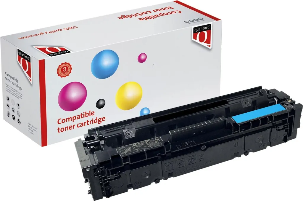 Recharge toner bleu CF541A 203A pour rapports et courriers de bureau