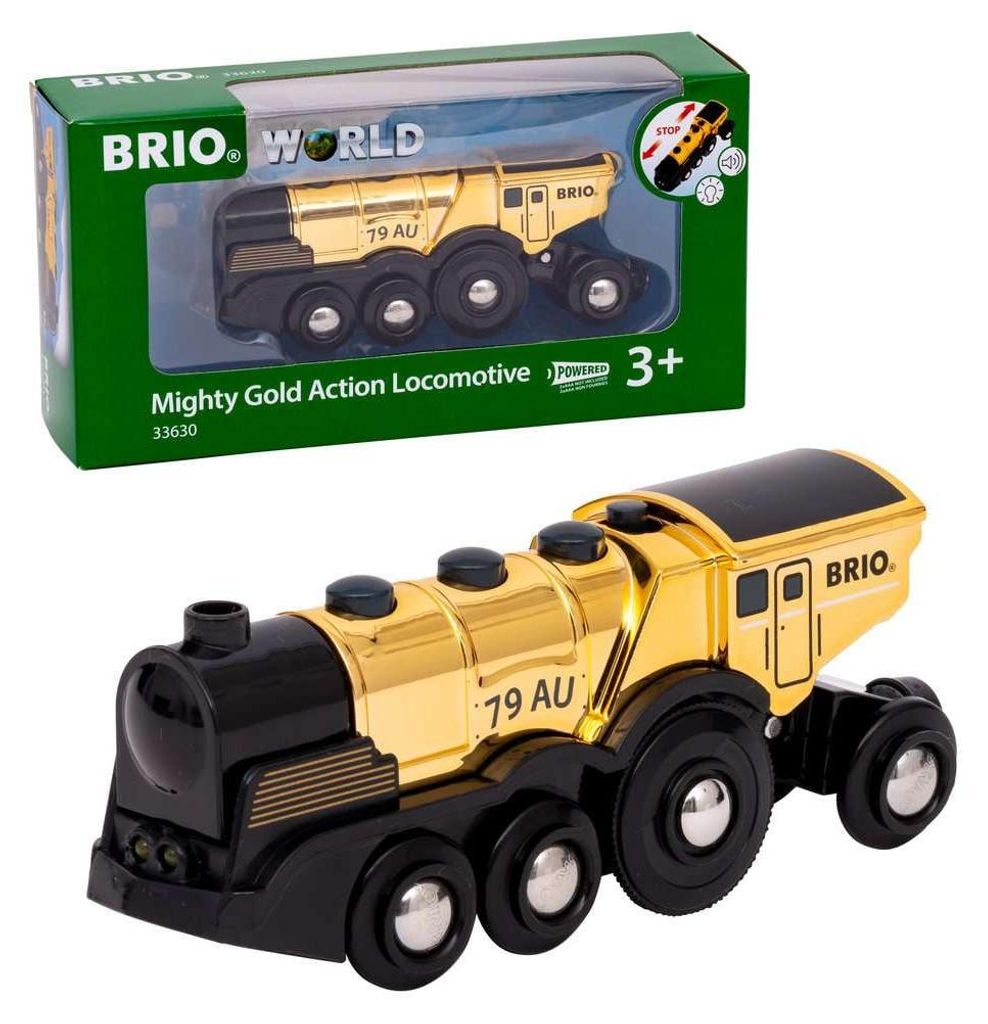 Gouden batterijhouder met licht en geluid, BRIO 63363000 Productafbeelding 