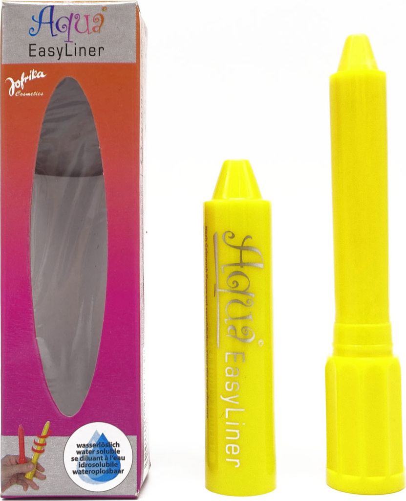 Gelbes Aqua Make-Up (EasyLiner) für Kinder und Erwachsene Produktbild 
