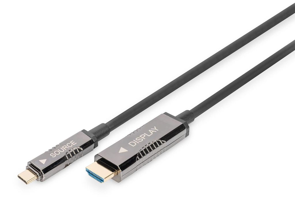 Digitus AK-330150-200-S, 20 m, USB typu C, HDMI Typ A Obrázek produktu 