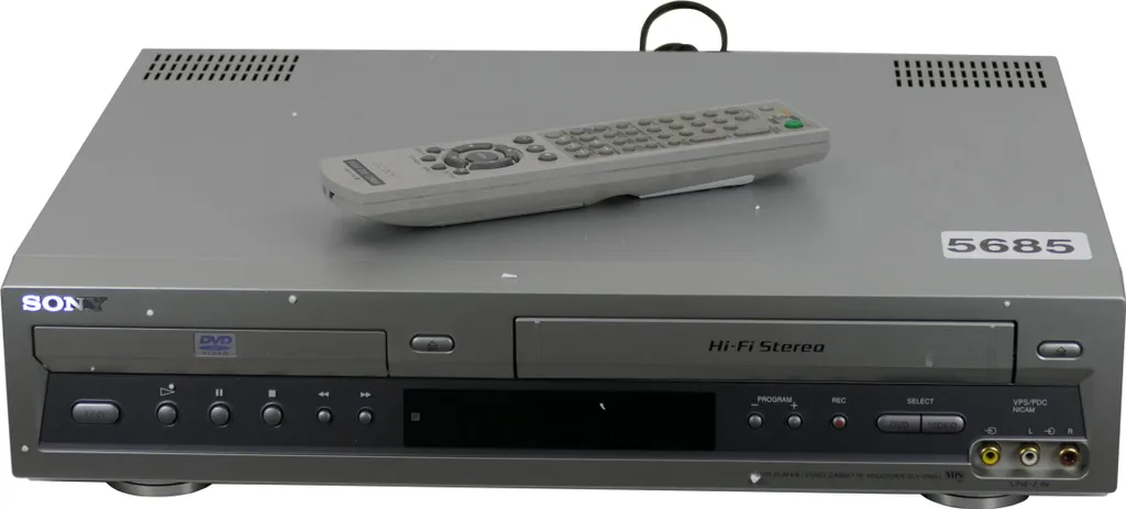 Sony SLV-D900E Combiné Lecteur DVD et Magnétoscope VHS Hi-Fi Stéréo