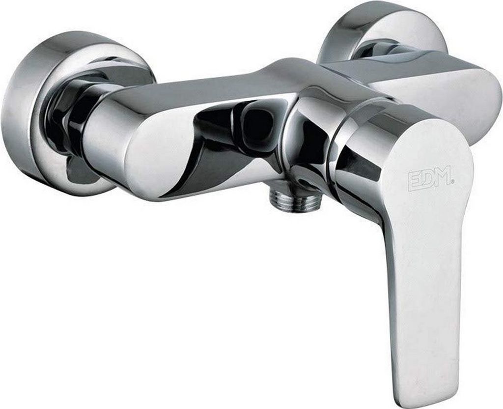 Einhebelmischbatterie EDM 01148 Silber Edelstahl Messing Zink 11, 5 x 10,5 cm