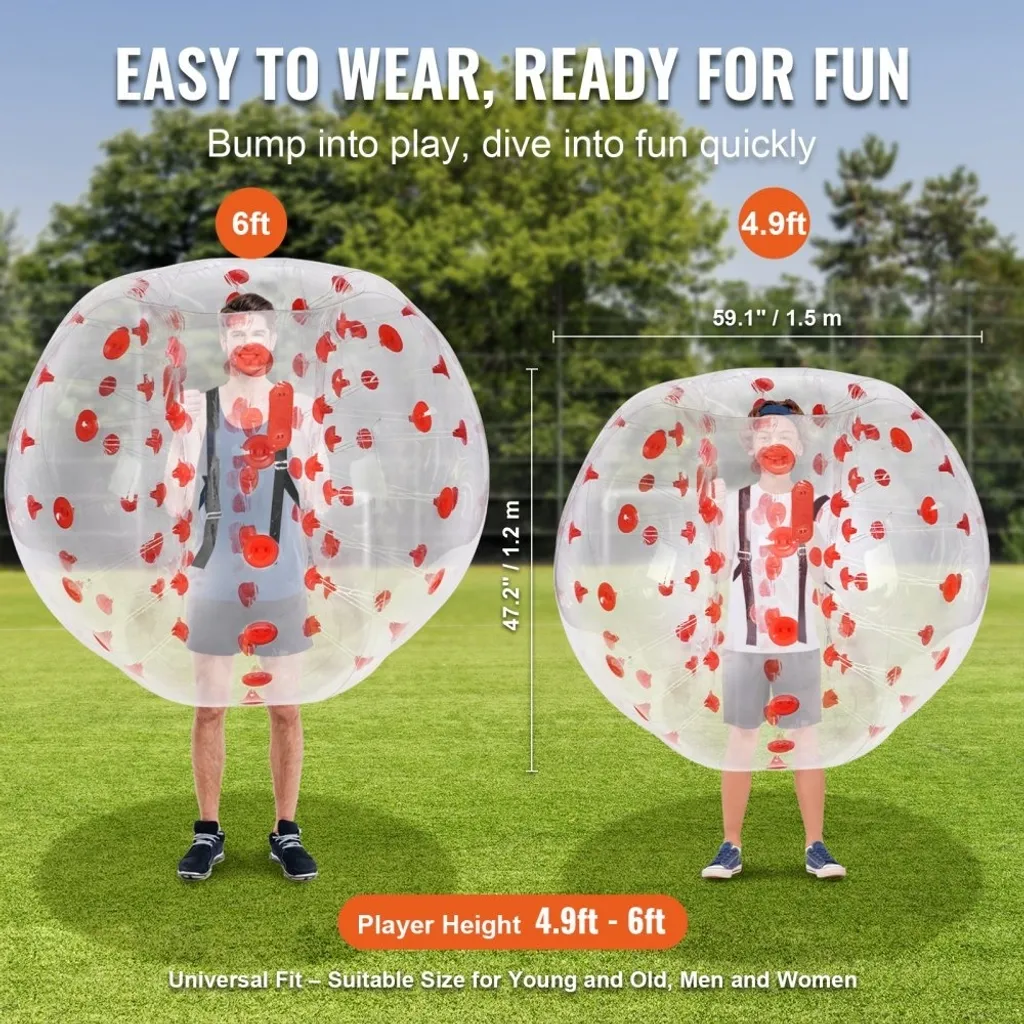 Bumper Ball de Rebondissement : Jouez en Extérieur sans Risque de Choc - 3