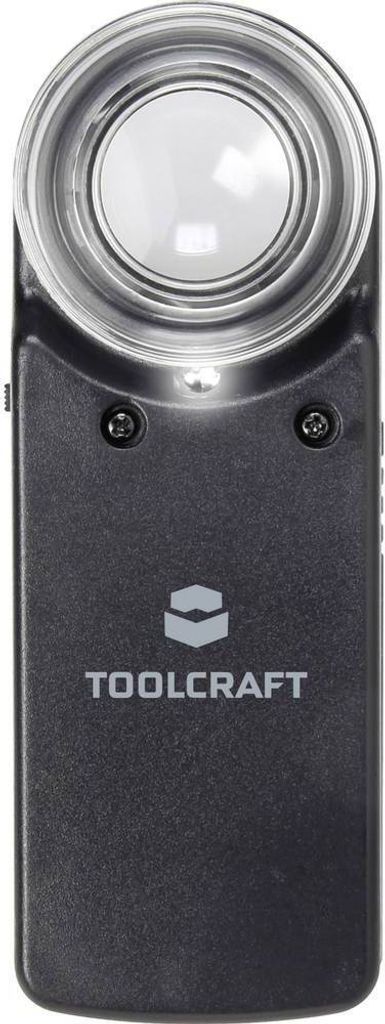 TOOLCRAFT 1303080 Handlupe mit LED-Beleuchtung Produktbild 