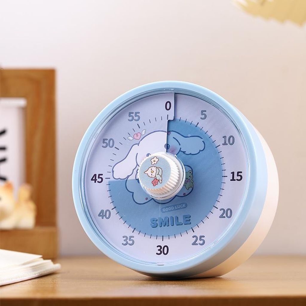 Visueller Timer für Kinder, 60-Minuten Countdown für Klassenzimmer Büro Küche, Schreibtisch Kinder Zeitmana gement Tools mit leisem Betrieb (Blau)