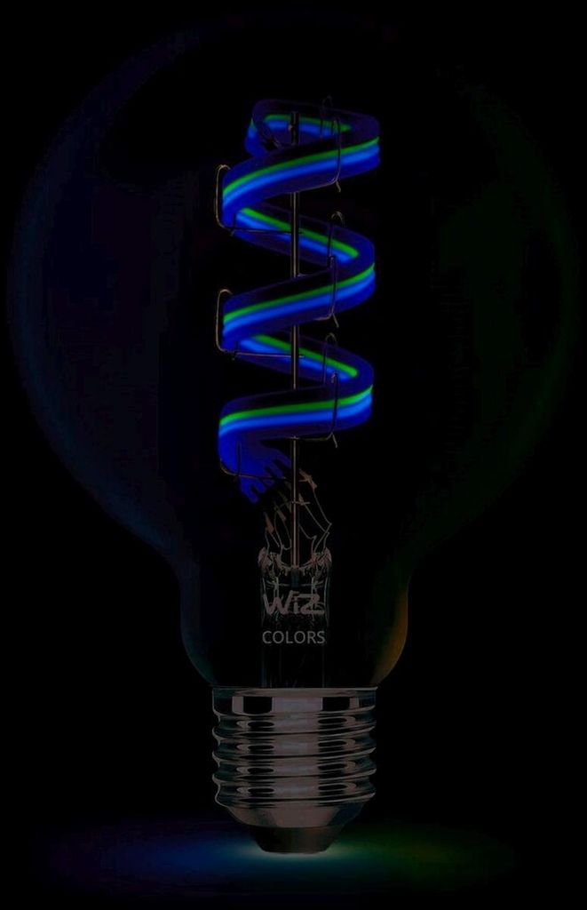 WiZ Filament-Lampe in Kugelform, transparent, 40 W G95 E27, Produktbild 