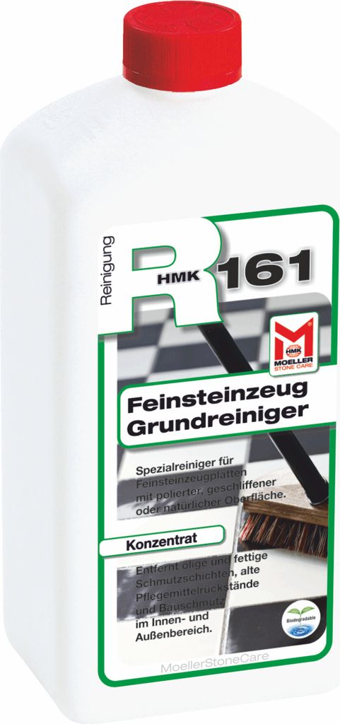 Feinsteinzeug Grundreiniger, Grundreiniger, Natursteinpflege, HMK R161 - 1 Liter