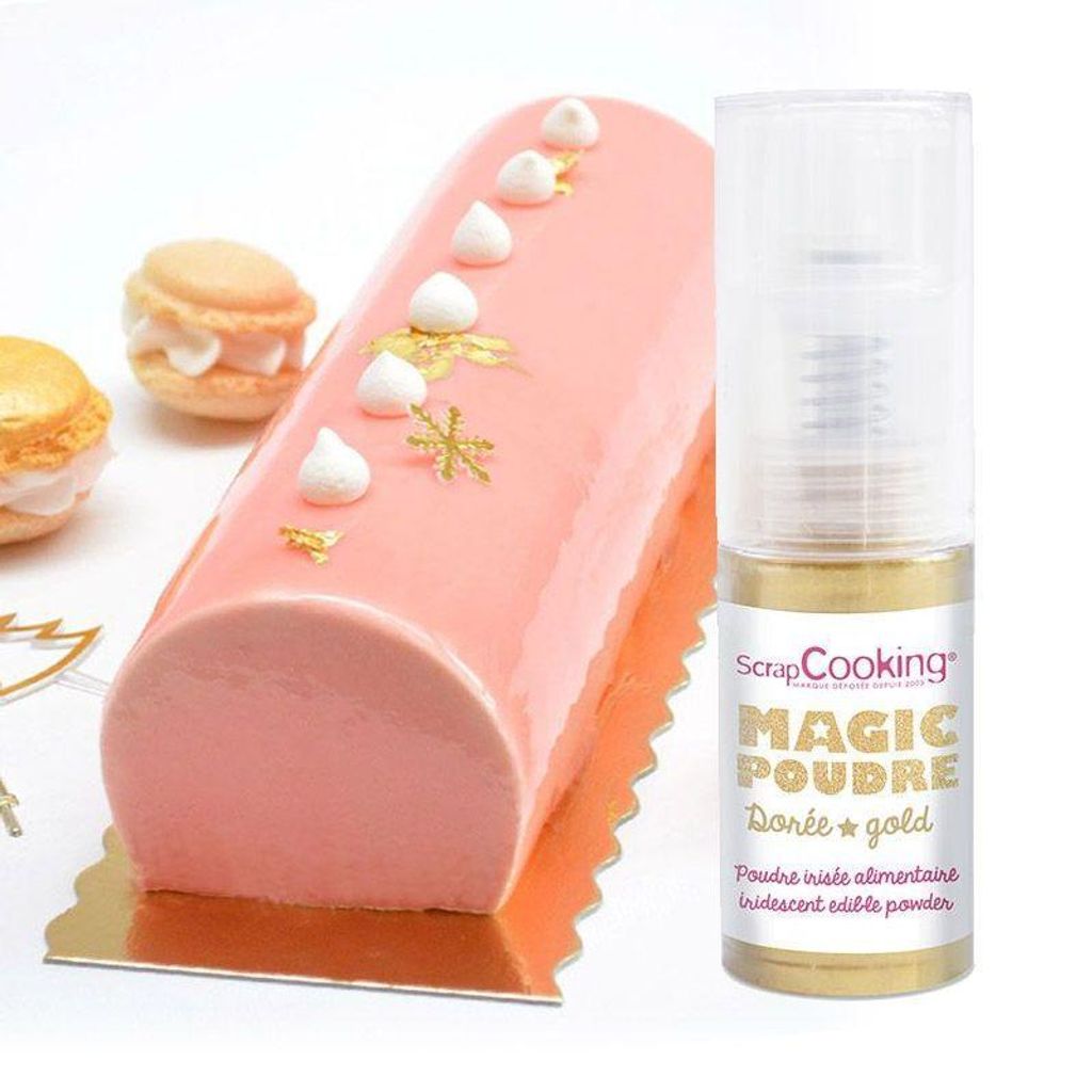 Kuchen Schlagzeug + Golden-Lebensmittelpulver Produktbild 