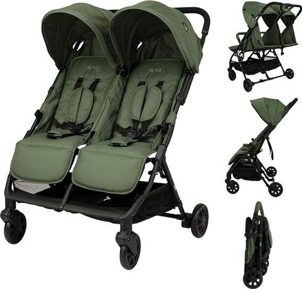 Novi Foss Go Duobuggy – Geschwisterbuggy für 2 Kinder – bis Produktbild 