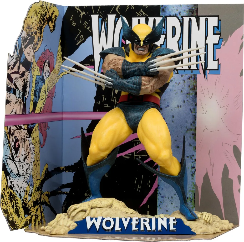 Wolverine Marvel McFarlane 14828 Figurine 1:10 Détails Haute Qualité