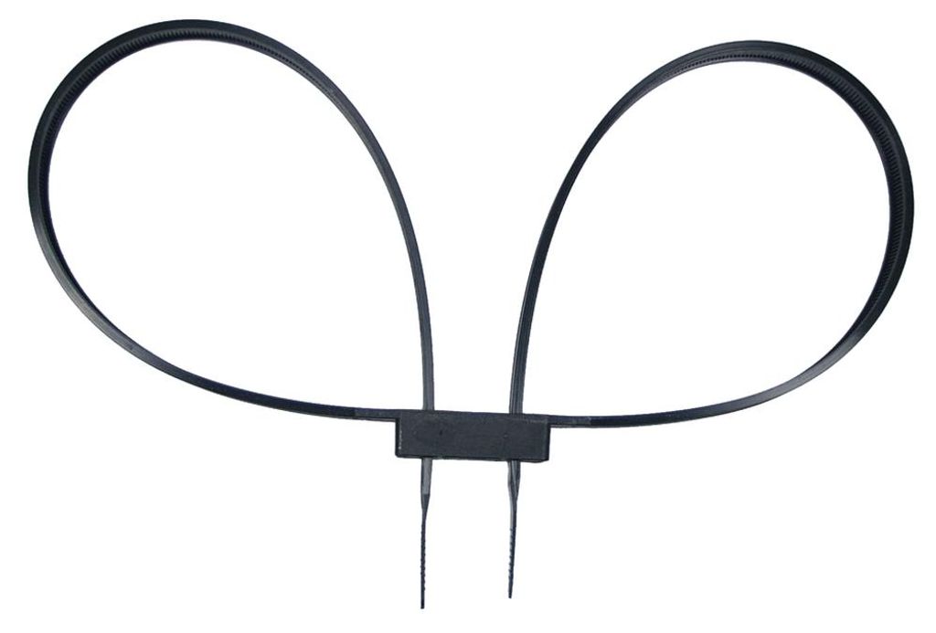 MFH Kunststoffhandschellen, 10 St./P., 80 x 1,27cm,schwarz Produktbild 