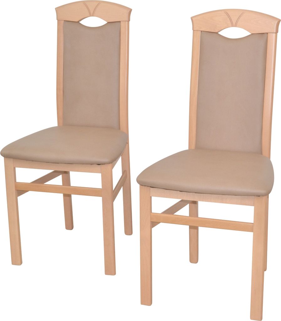 Massivholzstuhl (2Stück) Linda Produktbild 