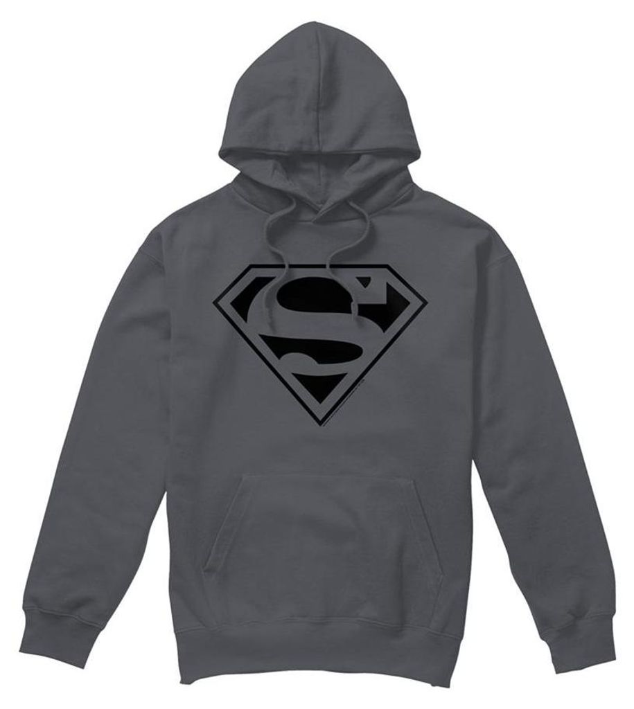 Superman - Kapuzenpullover für Herren TV33857 (XL) (Holzkohle)