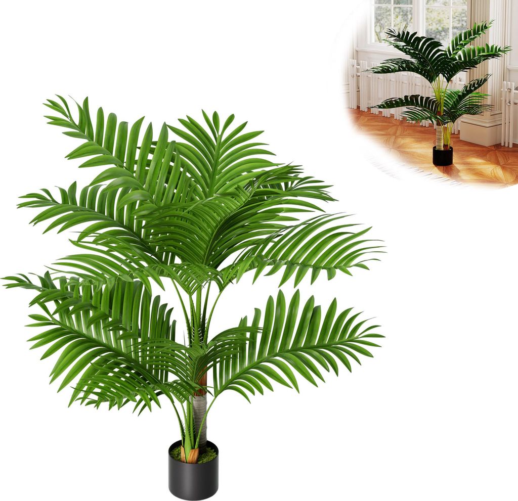 UISEBRT 120cm Palmier artificiel Plante artificielle Image du produit 