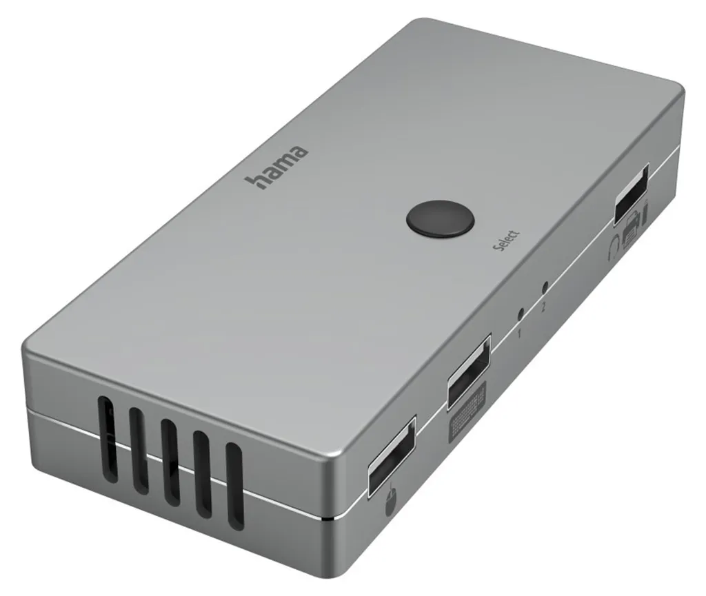 Commutateur KVM Hama pour Télétravail : Gérez 2 PC avec 1 Clavier