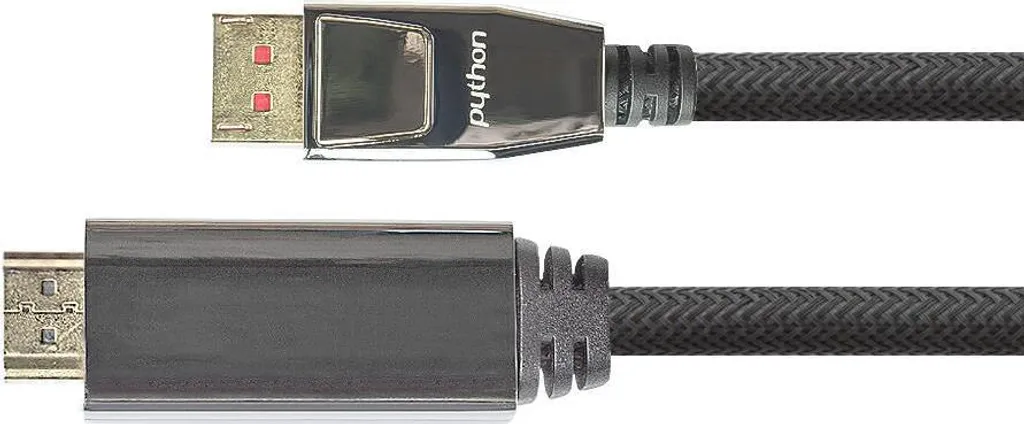 Cavo Python GC-M0217 DisplayPort 1.4 a HDMI 2.0 4K 60Hz Nylon 2m