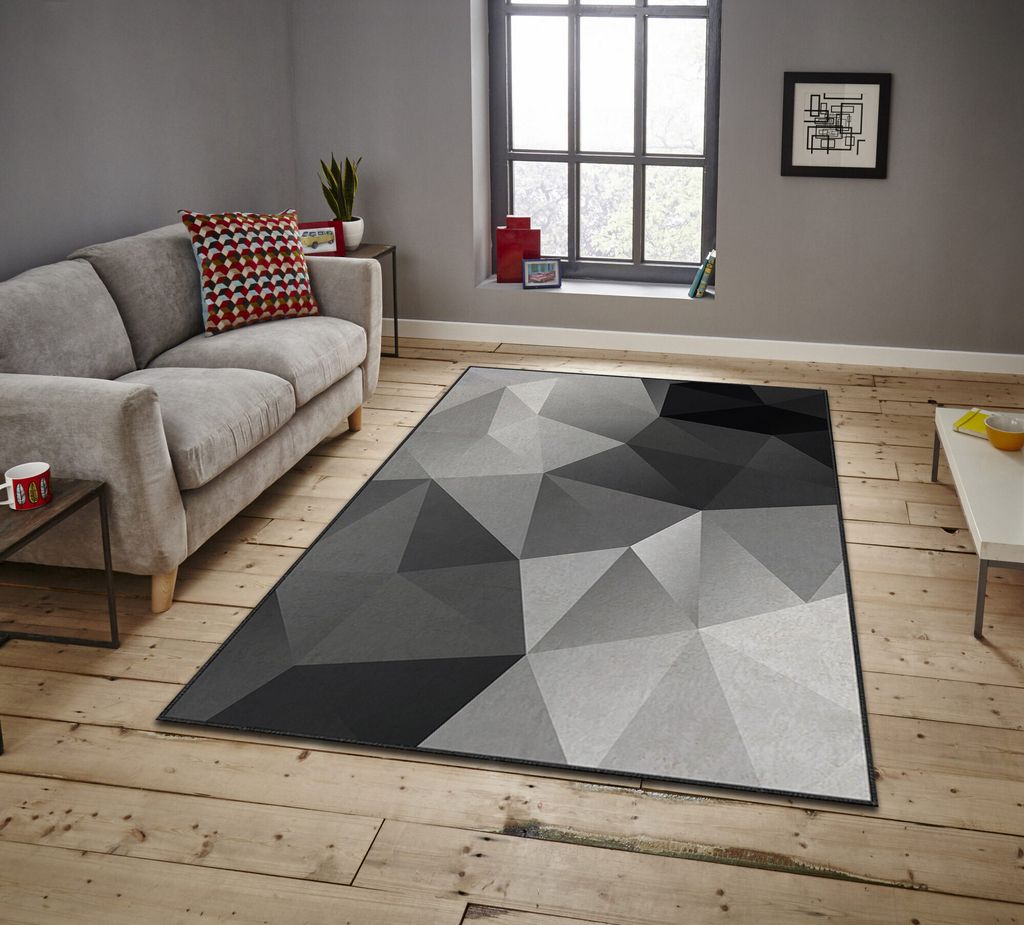 Conceptum Hypnose, Garry- ASR CRPTNGR, Bunt, Kurzflorteppiche, 120 x 180 cm, 100% POLYESTER