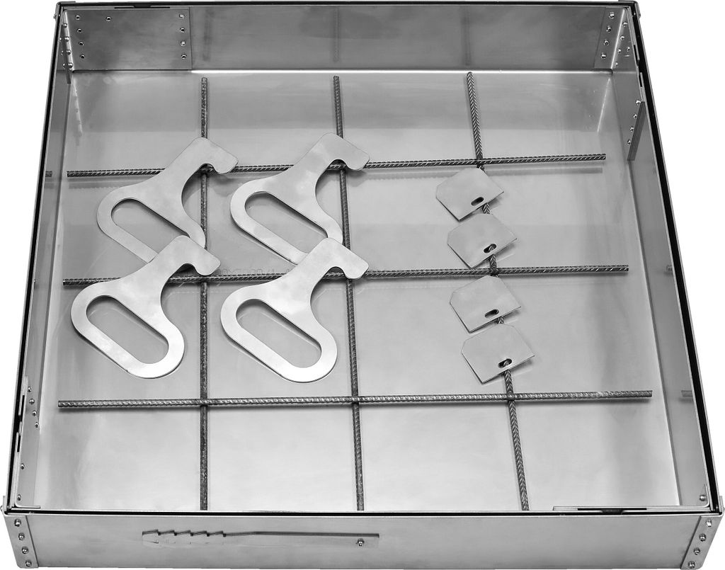 WLCGYD Edelstahl Schachtabdeckung 650mm - Wasserdichter Schachtdeckel Mit Luke