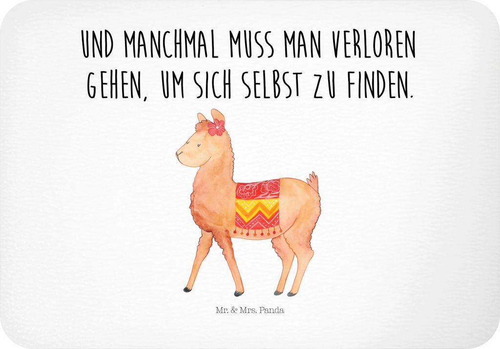 Mr. & Mrs. Panda magnet Alpaka Stolz - Weiß - Geschenk, designmagnet, tafelmagnet, whiteboardmagnet, Kühlschrankmagnet, haftmagnet