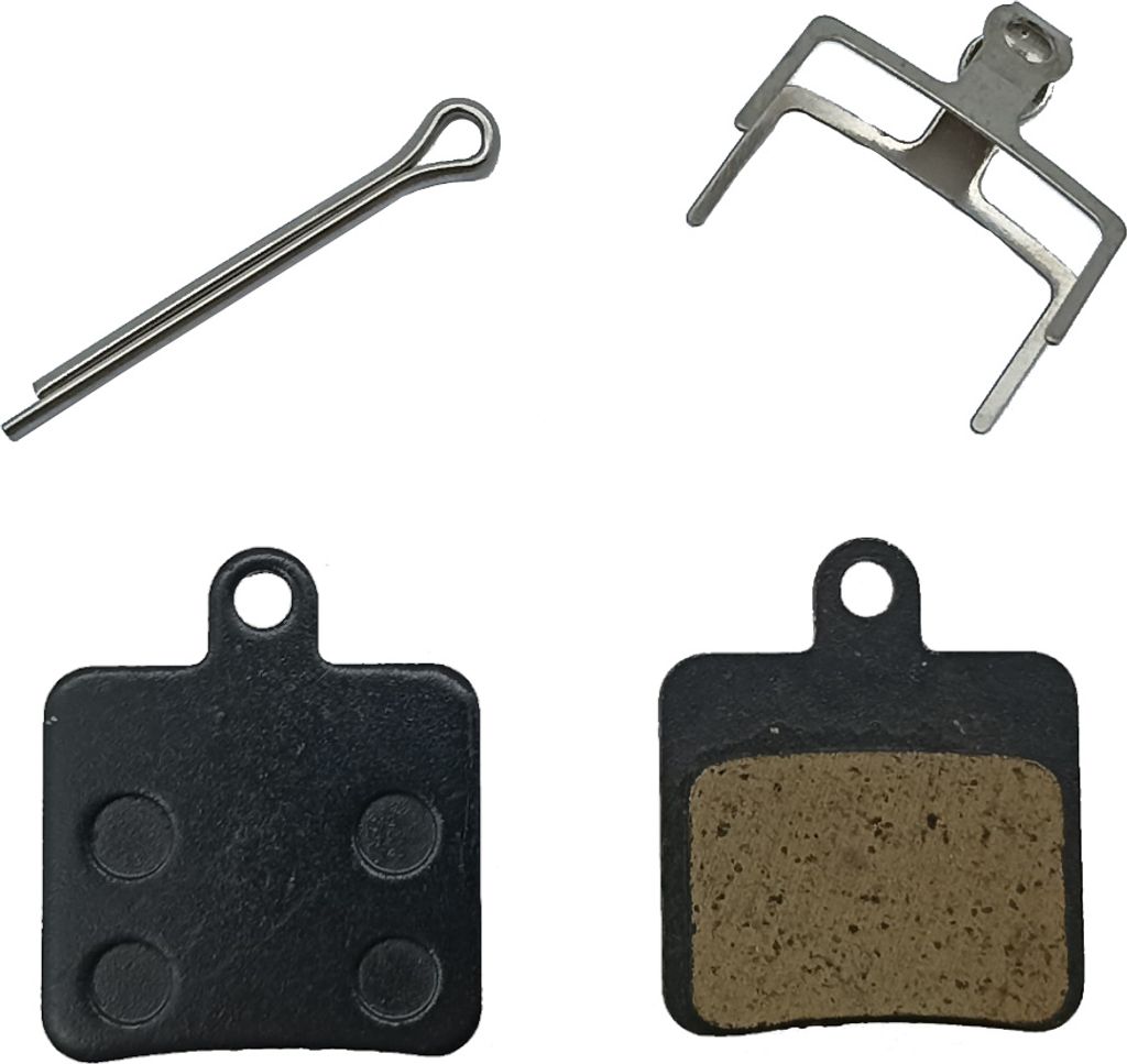 Schwarze semi-metallische Pads mit Griff und Stift für Produktbild 