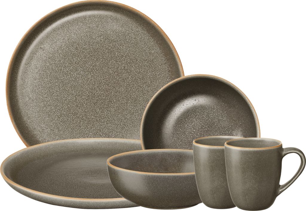 ASA Selection Saisons Frühstücksset beluga 6tlg