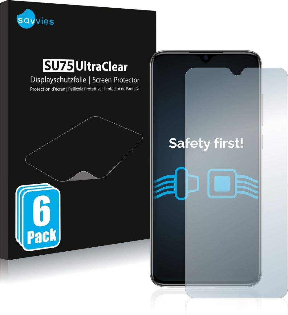 6x Für Xiaomi Mi 9 Lite Schutzfolie Savvies Displayschutz Display Schutz Folie Klar Transparent